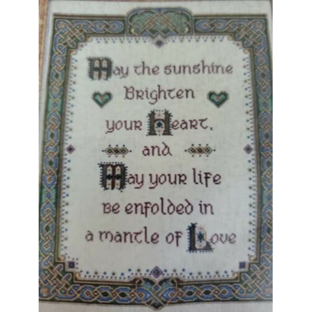 Mantle Of Love Counted Cross Stitch Kit by Design Works Crafts #2348.         N3